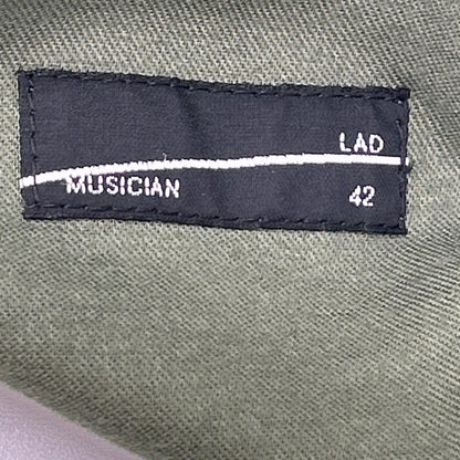 LAD MUSICIAN ラッドミュージシャン 23SS カーキ 2123-508 POLYESTER TROPICAL OVER PANTS/ポリエステル トロピカル オーバーパンツ ボトムス