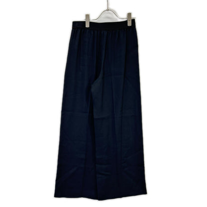 HERMES エルメス 24SS 4H0432DF ブラック レーヨンシルク 1タックワイドパンツ ボトムス