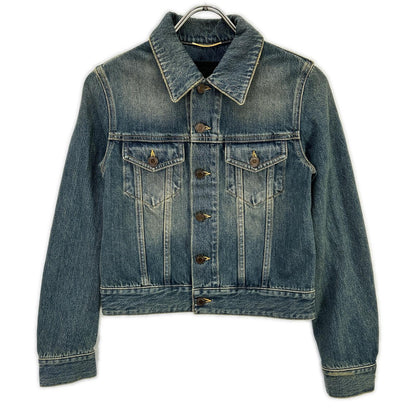 SAINT LAURENT PARIS サンローランパリ 695196 インディゴ デニムトラッカージャケット ジャケット
