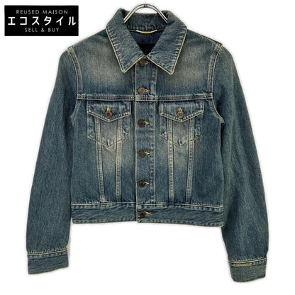 SAINT LAURENT PARIS サンローランパリ 695196 インディゴ デニムトラッカージャケット ジャケット