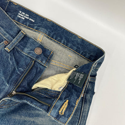 CELINE セリーヌ N48A 930F 07DU インディゴ フランソワーズ ウォッシュ加工 ストレートデニムパンツ ボトムス