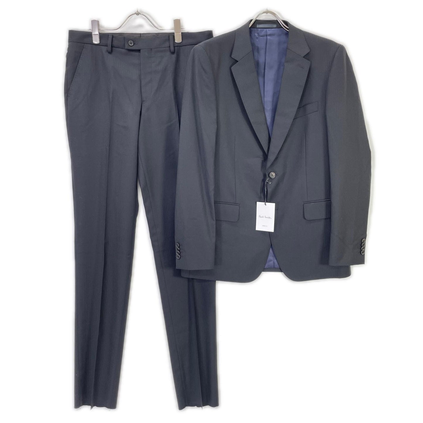 PaulSmith ポールスミス 223010 1439 ブラック ヘリンボーン 2Bスーツ 2ピースセットアップ スーツ セットアップ