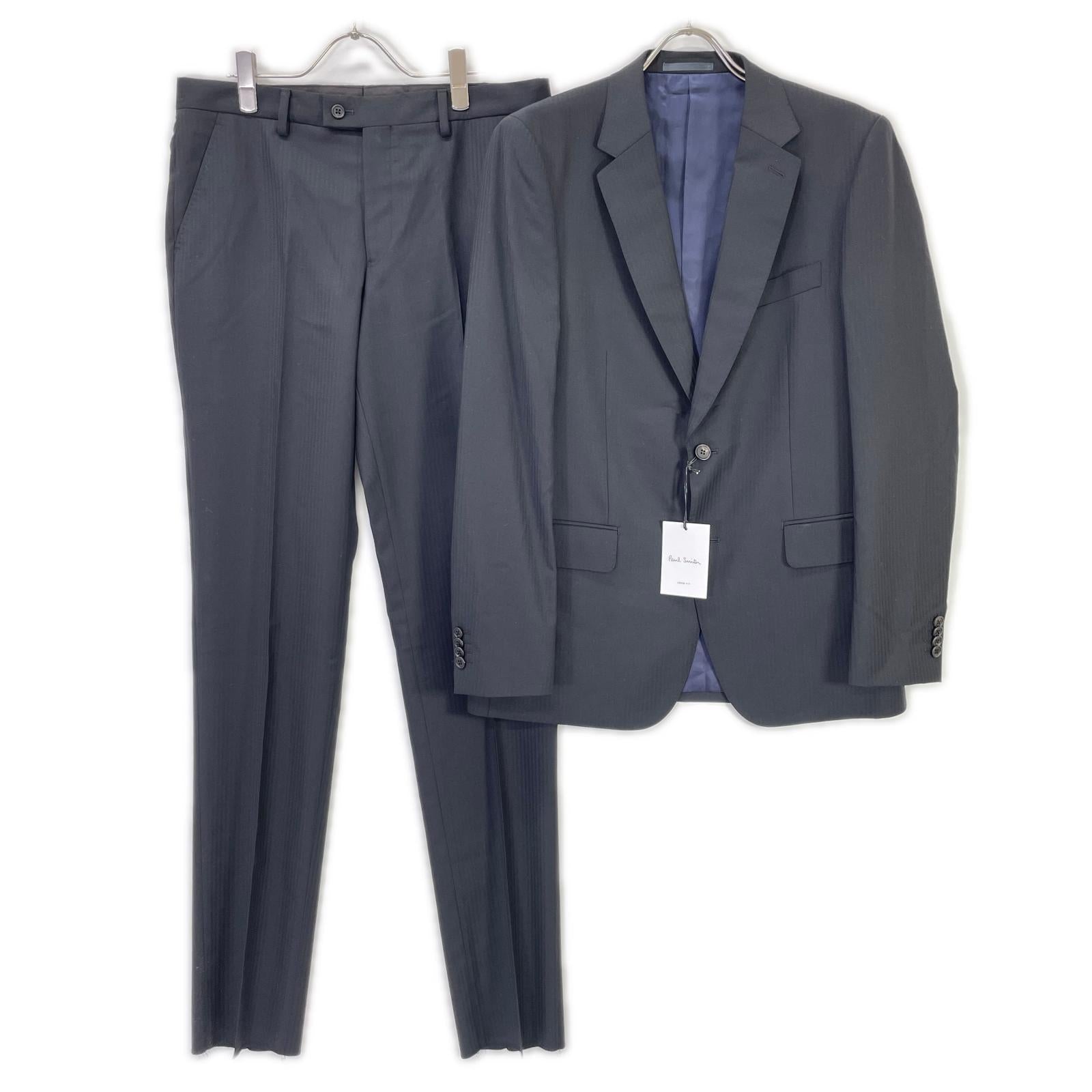 PaulSmith ポールスミス 223010 1439 ブラック ヘリンボーン 2Bスーツ 2ピースセットアップ スーツ セットアップ
