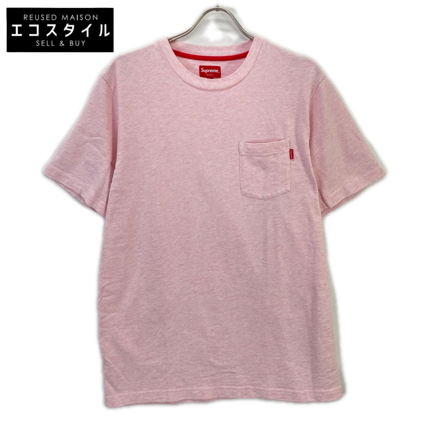 Supreme シュプリーム ピンク S/S Pocket Tee ポケットTシャツ