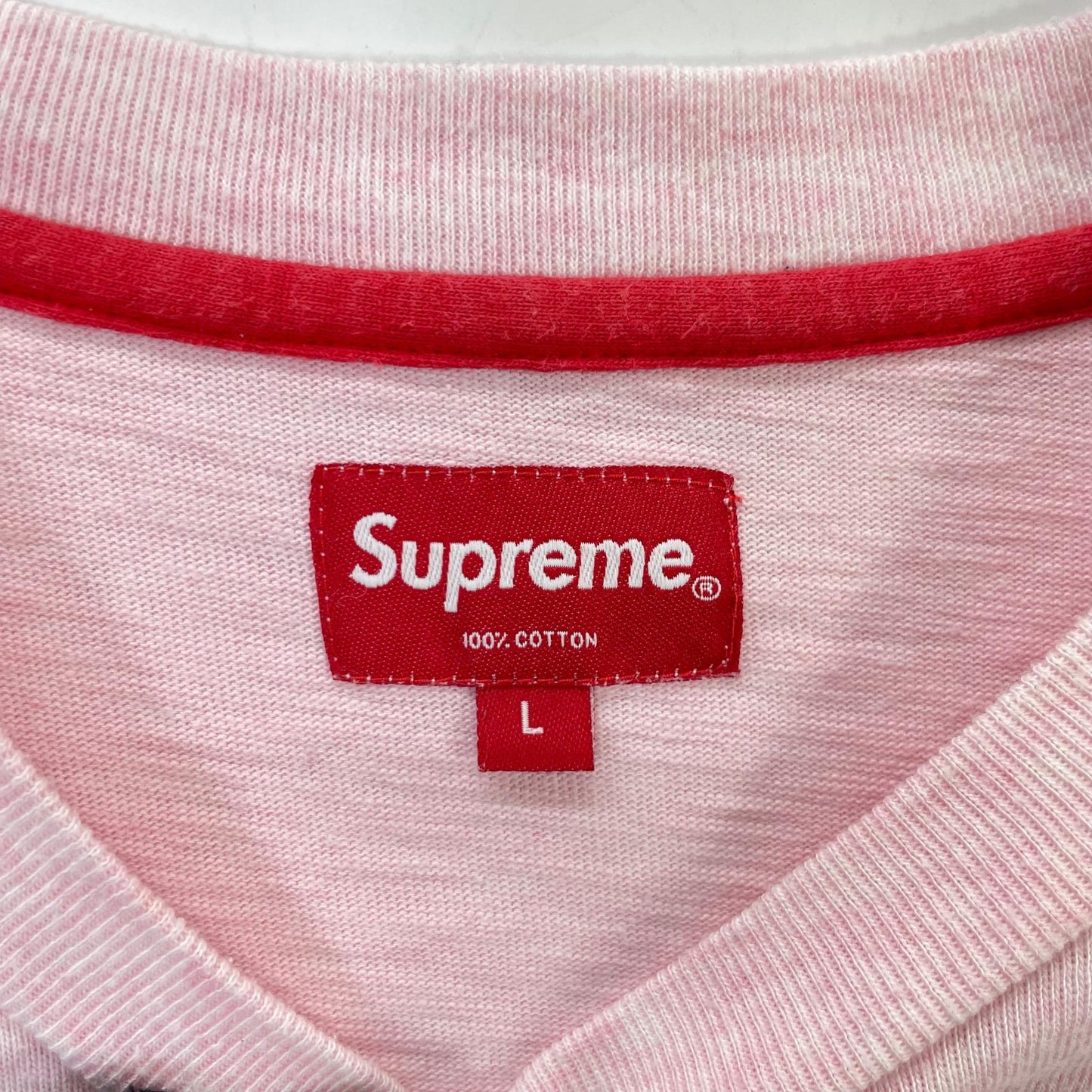 Supreme シュプリーム ピンク S/S Pocket Tee ポケットTシャツ