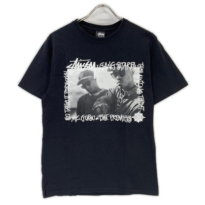 stussy ステューシー 【×Gang Starr】ブラック Take It Personal Tee プリントTシャツ トップス