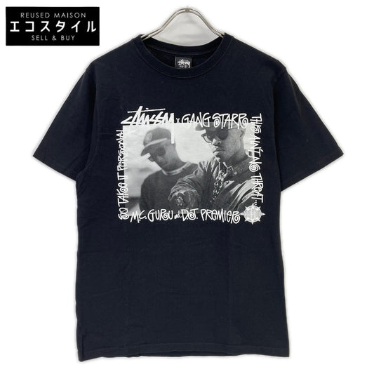stussy ステューシー 【×Gang Starr】ブラック Take It Personal Tee プリントTシャツ トップス
