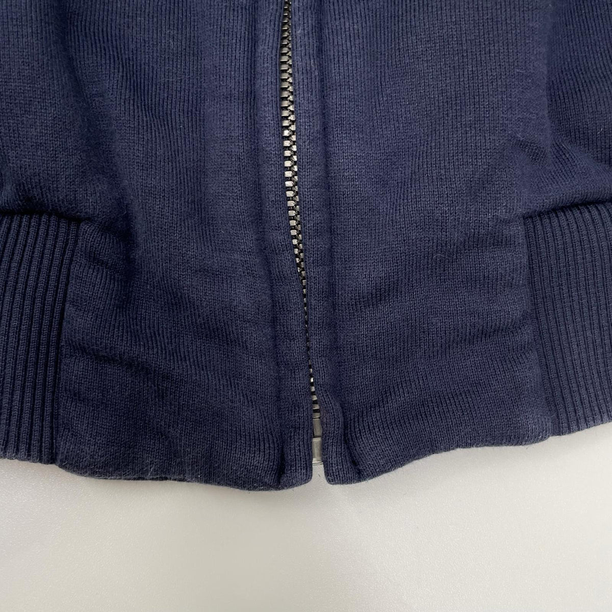 DOLCE&GABBANA DOLCE&GABBANA navy cotton zip-up hoodie sweatshirt hoodie tops
