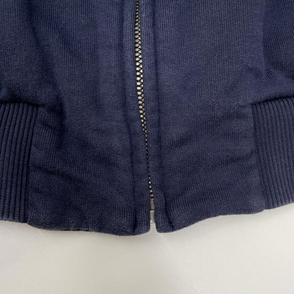 DOLCE&GABBANA DOLCE&GABBANA navy cotton zip-up hoodie sweatshirt hoodie tops