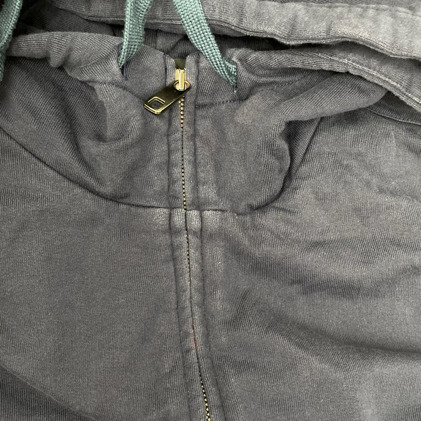 DOLCE&GABBANA DOLCE&GABBANA navy cotton zip-up hoodie sweatshirt hoodie tops