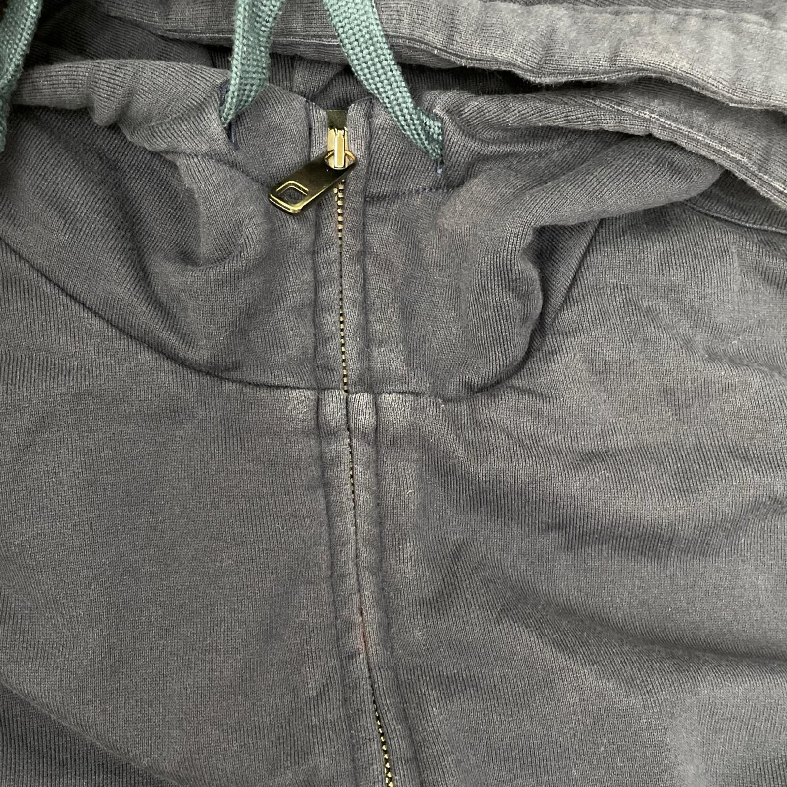 DOLCE&GABBANA DOLCE&GABBANA navy cotton zip-up hoodie sweatshirt hoodie tops