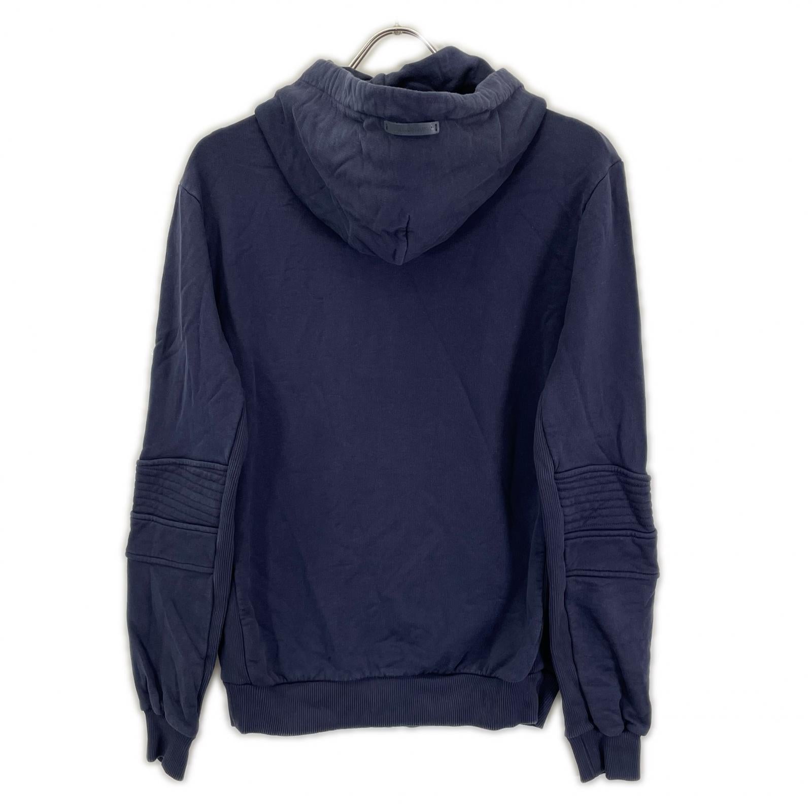 DOLCE&GABBANA DOLCE&GABBANA navy cotton zip-up hoodie sweatshirt hoodie tops
