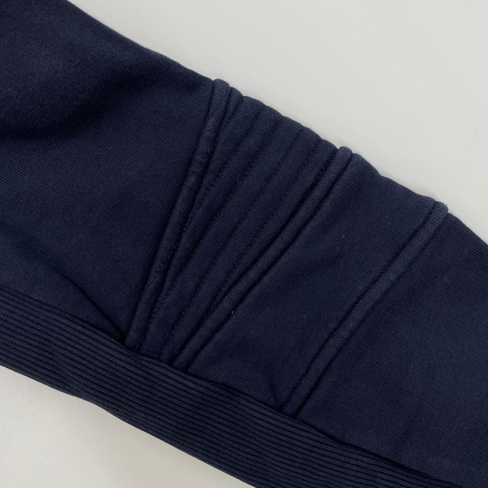DOLCE&GABBANA DOLCE&GABBANA navy cotton zip-up hoodie sweatshirt hoodie tops