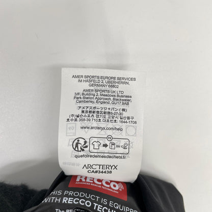 ARC'TERYX アークテリクス 2025 X000010513 Black GORE-TEX Beta Jacket Jacket