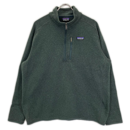 Patagonia パタゴニア 17年製 25522 モスグリーン ベターセーター ハーフジッププルオーバー トップス