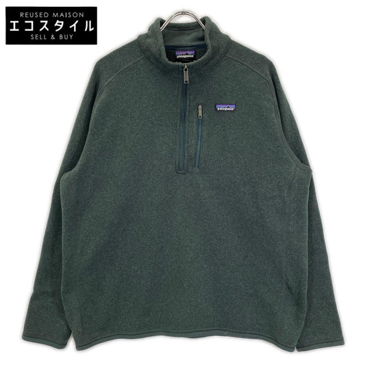 Patagonia パタゴニア 17年製 25522 モスグリーン ベターセーター ハーフジッププルオーバー トップス