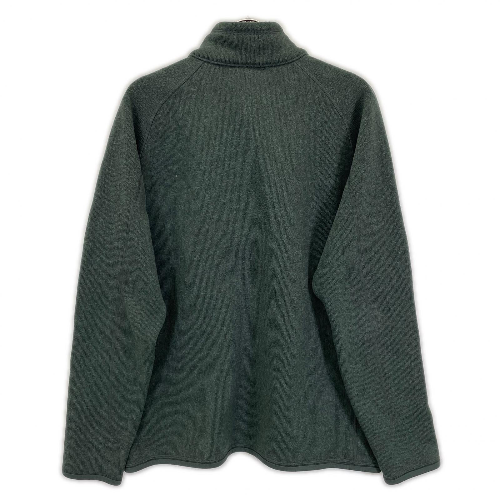 Patagonia パタゴニア 17年製 25522 モスグリーン ベターセーター ハーフジッププルオーバー トップス