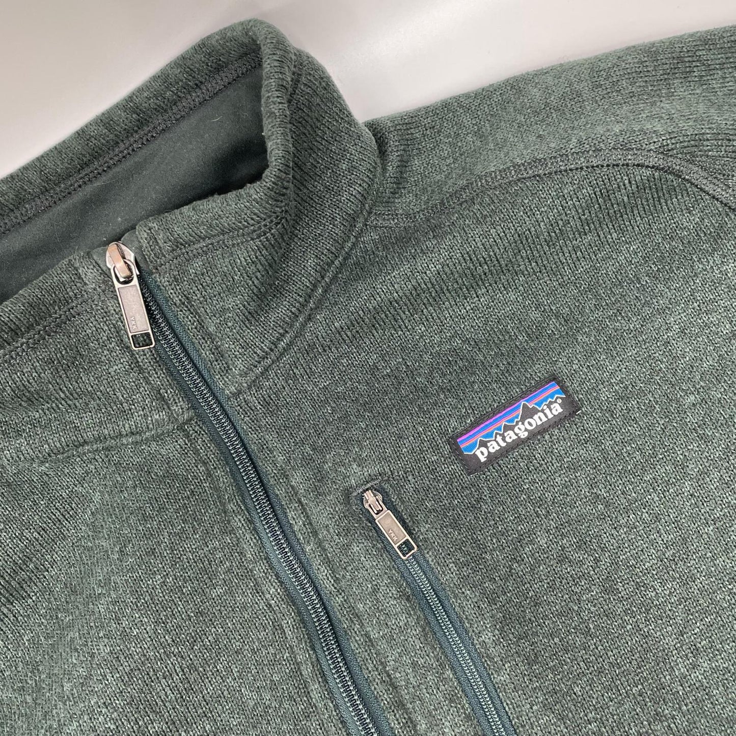 Patagonia パタゴニア 17年製 25522 モスグリーン ベターセーター ハーフジッププルオーバー トップス