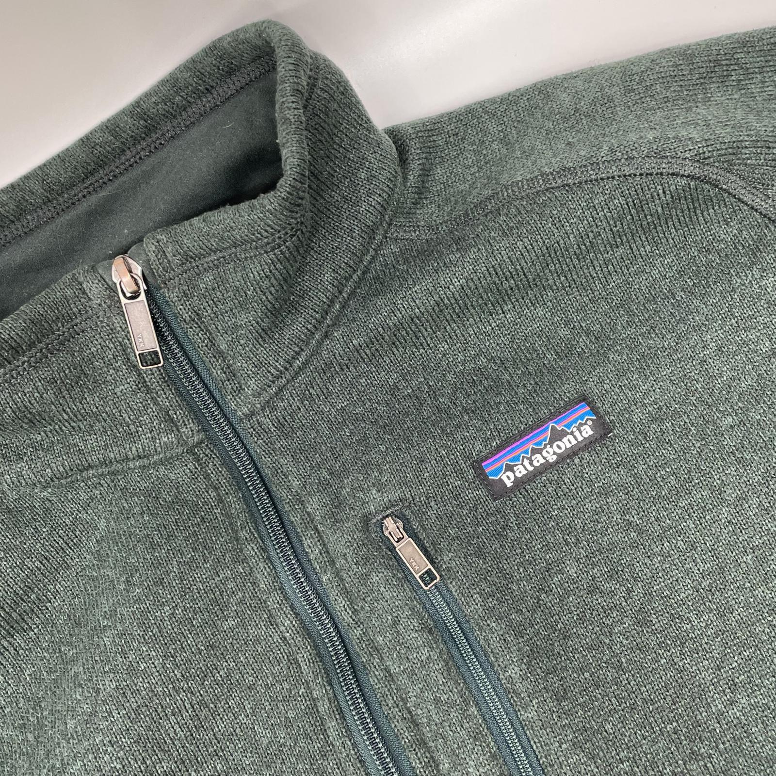 Patagonia パタゴニア 17年製 25522 モスグリーン ベターセーター ハーフジッププルオーバー トップス