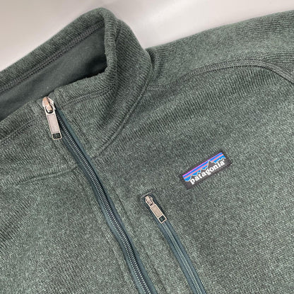 Patagonia パタゴニア 17年製 25522 モスグリーン ベターセーター ハーフジッププルオーバー トップス