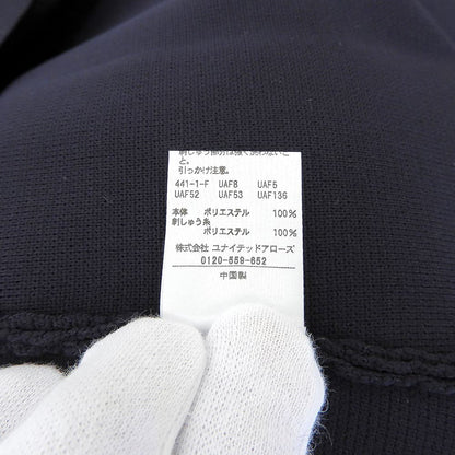 UNITED ARROWS ユナイテッドアローズ 美品 エンブロイダリー フラワー ケープニット ウォッシャブル トップス レディース ネイビー トップス