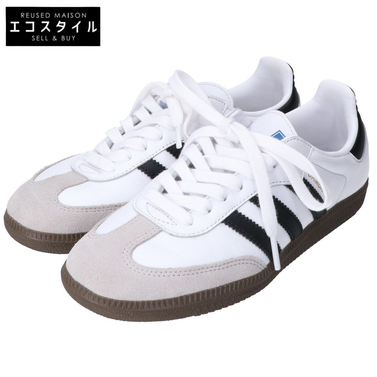 adidas アディダス 25年製 B75806 ホワイト SAMBA OG ローカットスニーカー シューズ