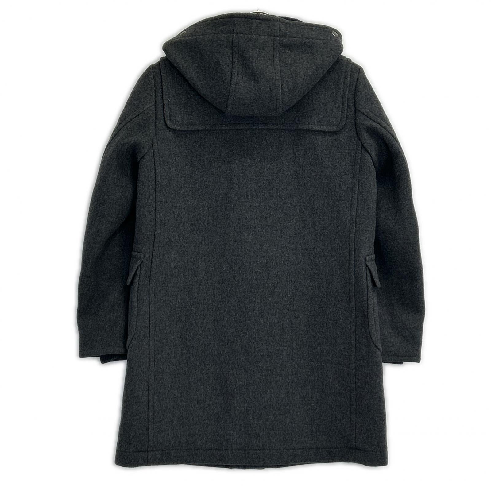 SCYE BASICS サイベーシックス 5215-73500 グレー ウール×カシミヤ メルトンダッフルコート コート