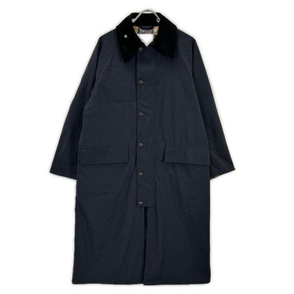 Barbour バブアー 2102384 ブラック ナイロン BURGHLEY/バーレー ロングコート コート