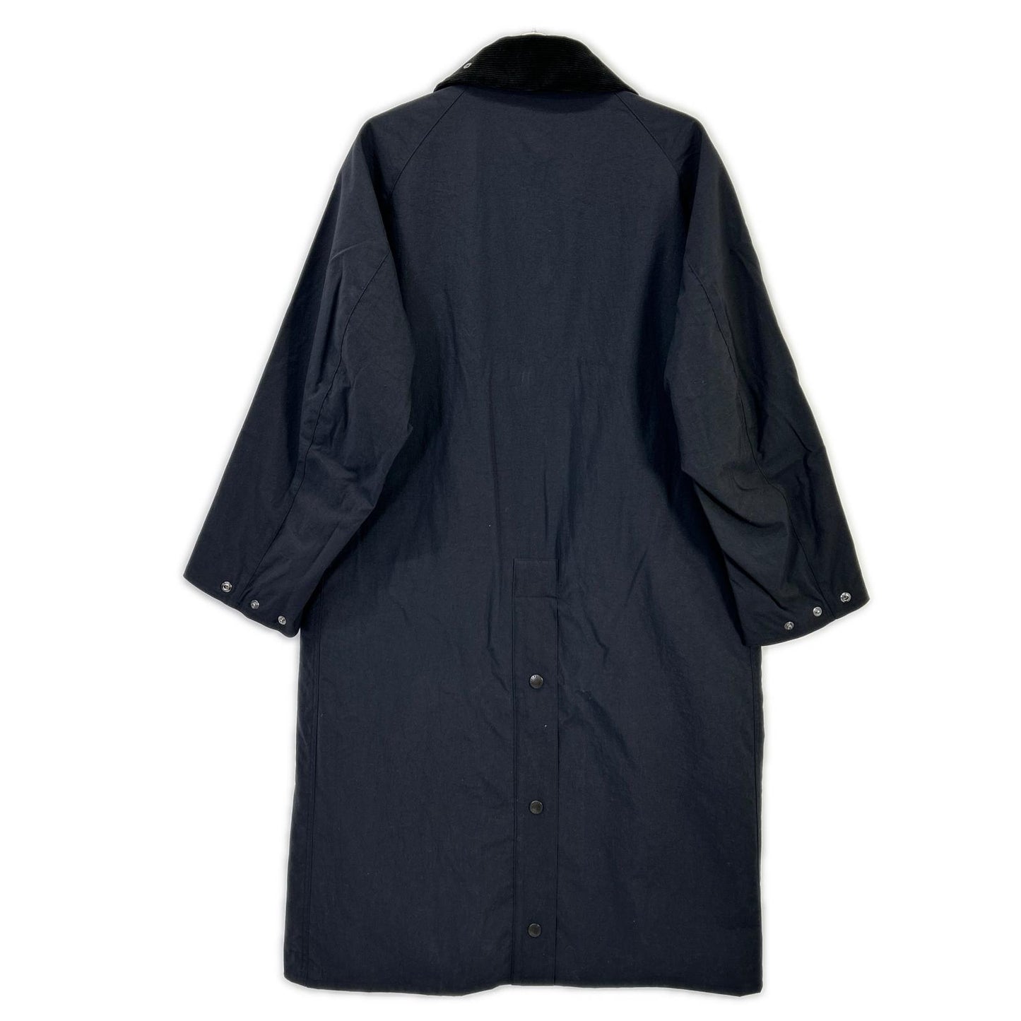 Barbour バブアー 2102384 ブラック ナイロン BURGHLEY/バーレー ロングコート コート