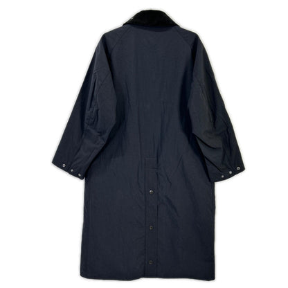 Barbour バブアー 2102384 ブラック ナイロン BURGHLEY/バーレー ロングコート コート
