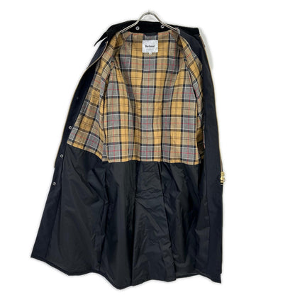 Barbour バブアー 2102384 ブラック ナイロン BURGHLEY/バーレー ロングコート コート
