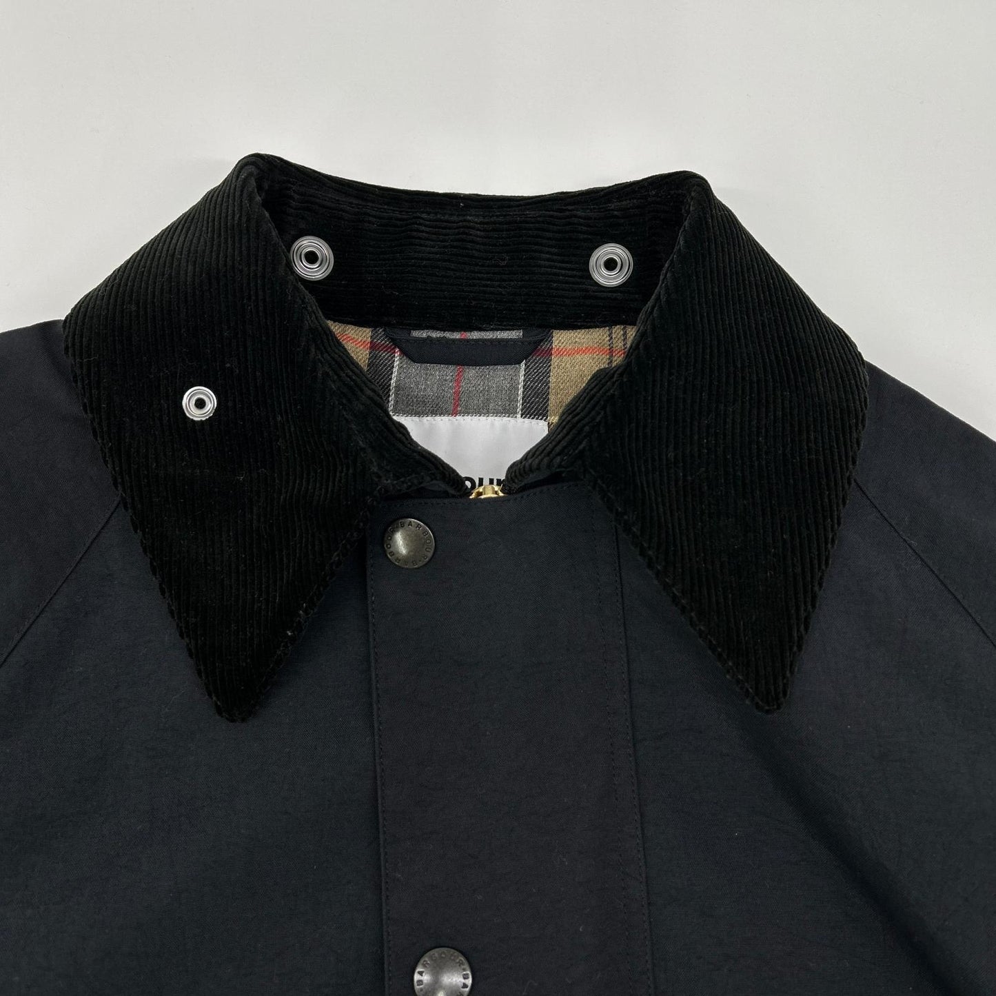 Barbour バブアー 2102384 ブラック ナイロン BURGHLEY/バーレー ロングコート コート