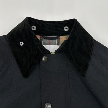 Barbour バブアー 2102384 ブラック ナイロン BURGHLEY/バーレー ロングコート コート