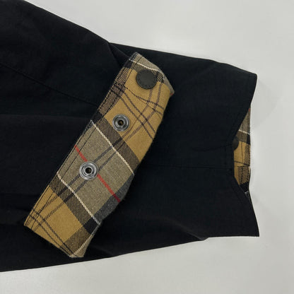 Barbour バブアー 2102384 ブラック ナイロン BURGHLEY/バーレー ロングコート コート