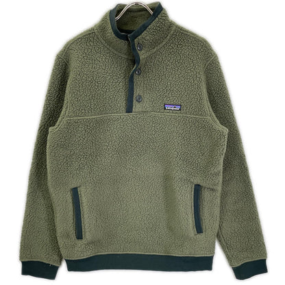 Patagonia パタゴニア 16年製 23040 モスグリーン シアーリングフリースプルオーバー トップス