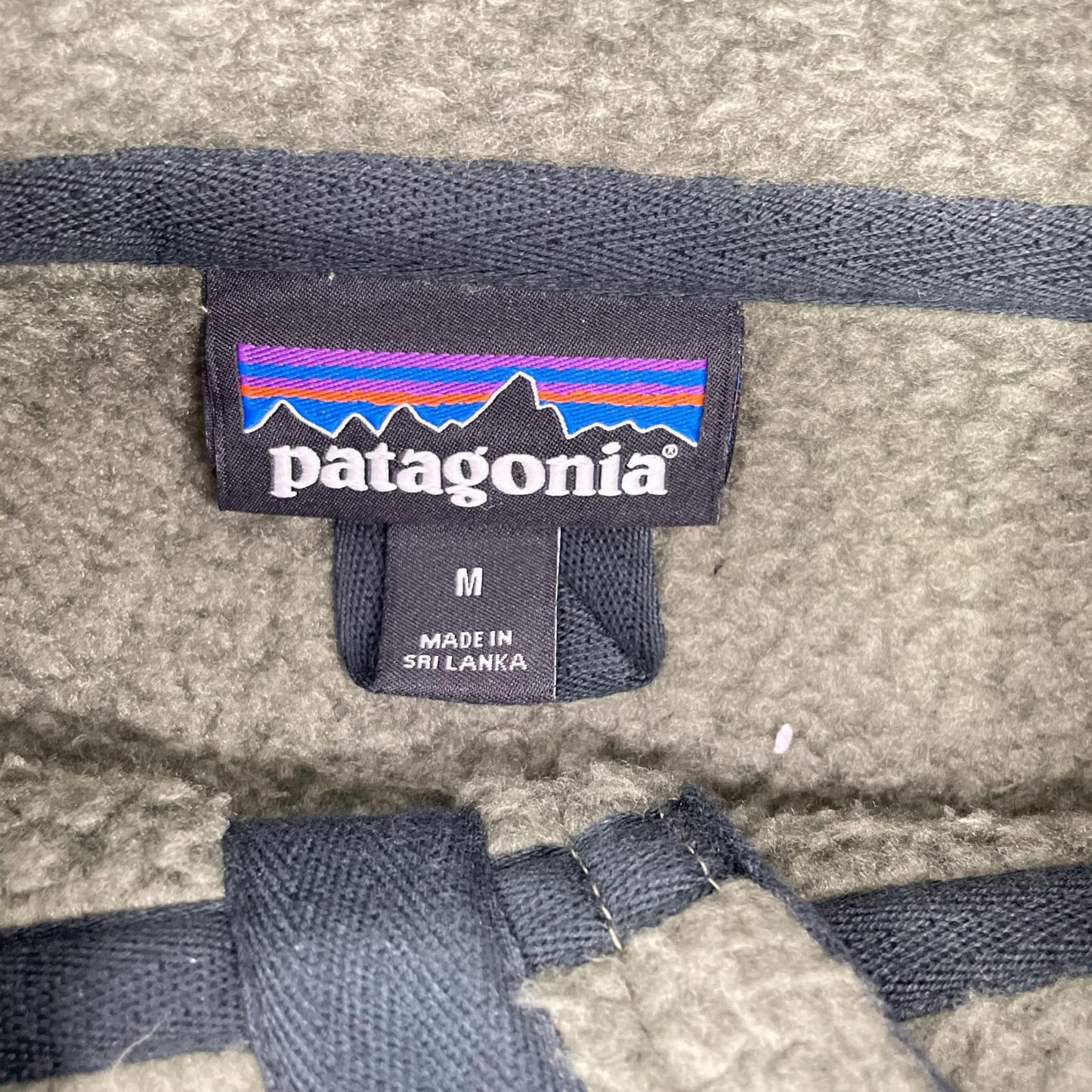 Patagonia パタゴニア 16年製 23040 モスグリーン シアーリングフリースプルオーバー トップス