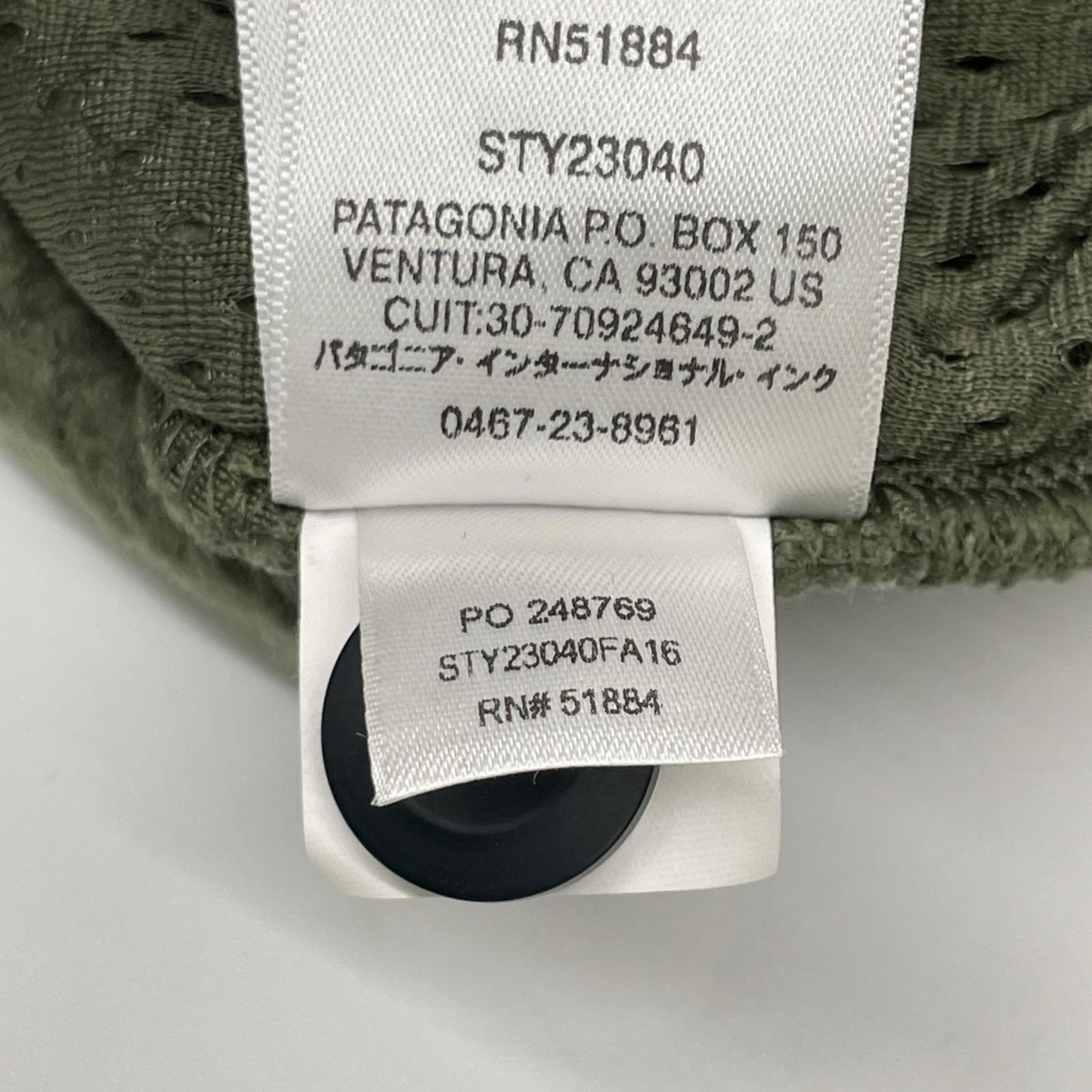 Patagonia パタゴニア 16年製 23040 モスグリーン シアーリングフリースプルオーバー トップス