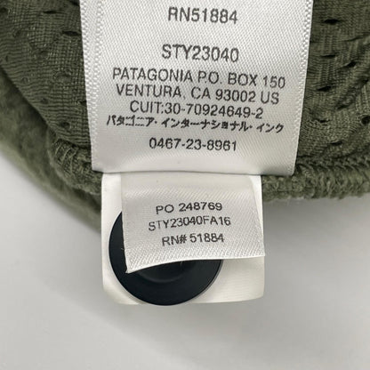 Patagonia パタゴニア 16年製 23040 モスグリーン シアーリングフリースプルオーバー トップス