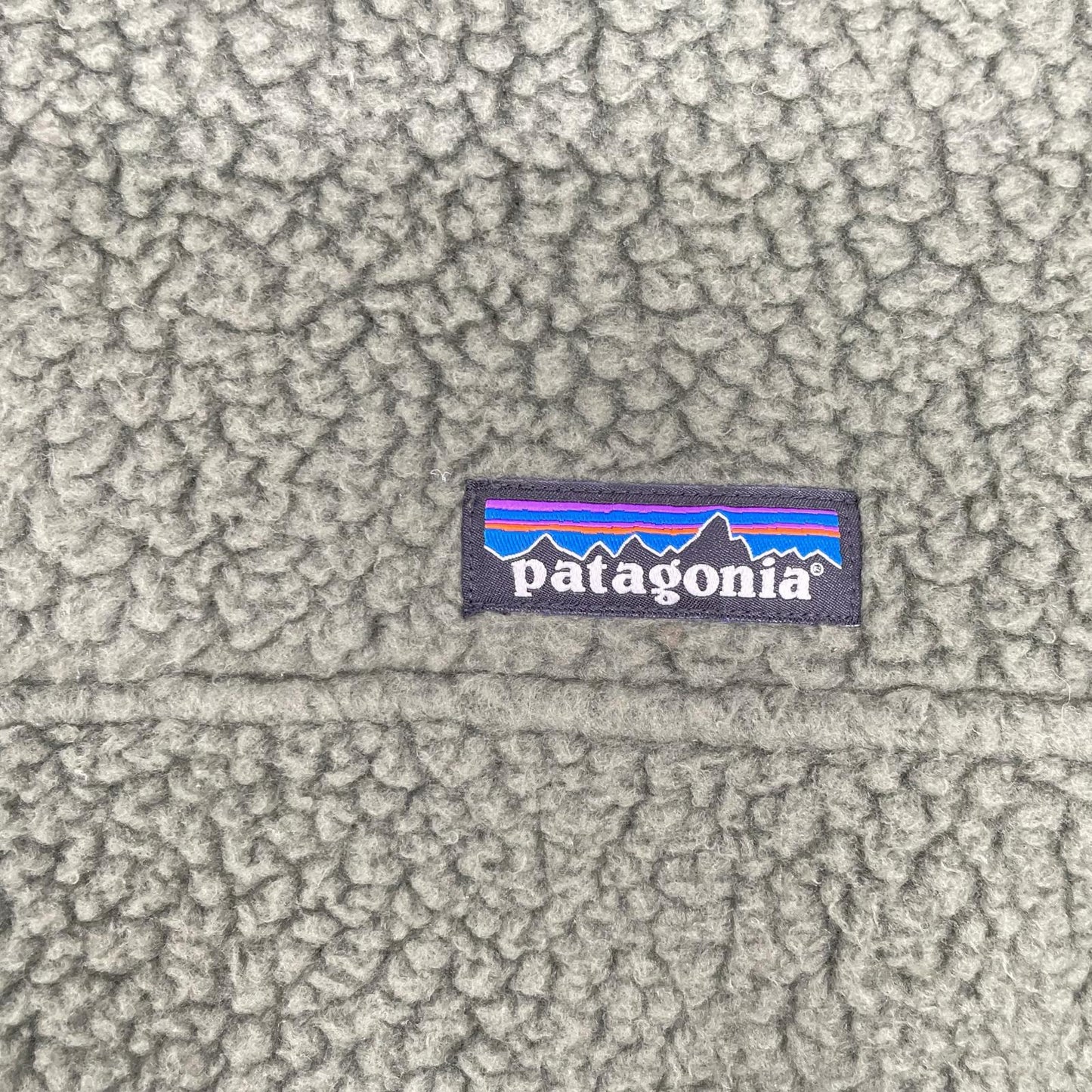 Patagonia パタゴニア 16年製 23040 モスグリーン シアーリングフリースプルオーバー トップス