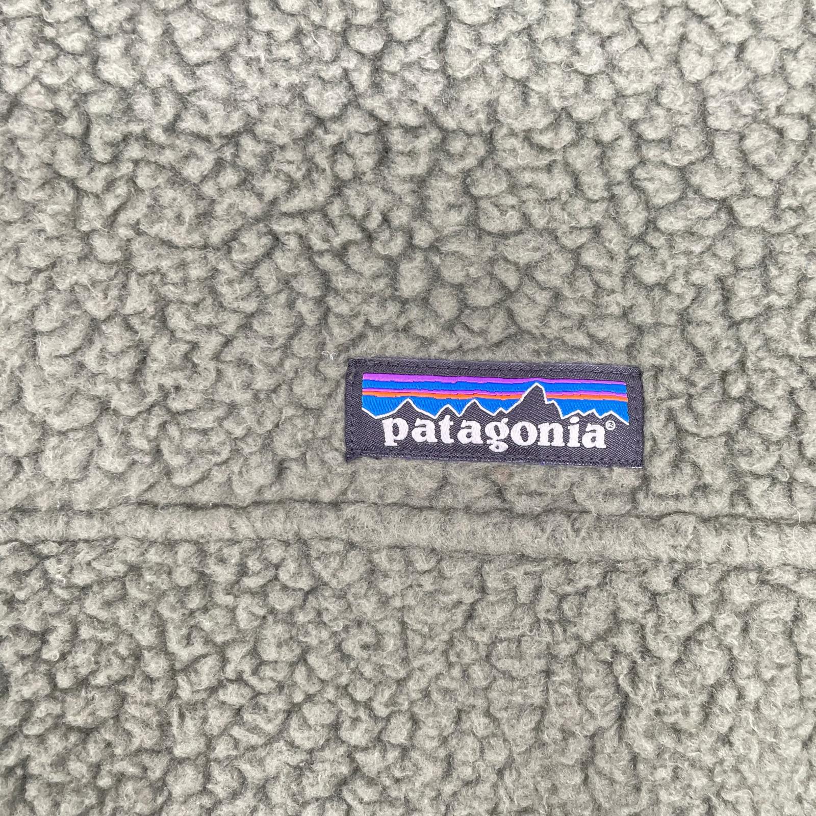 Patagonia パタゴニア 16年製 23040 モスグリーン シアーリングフリースプルオーバー トップス