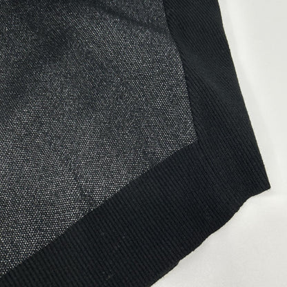 UNITED TOKYO ユナイテッドトウキョウ 132630025 ブラック×グレー ウール混 ジオメタリブライン オーバーサイズニット トップス