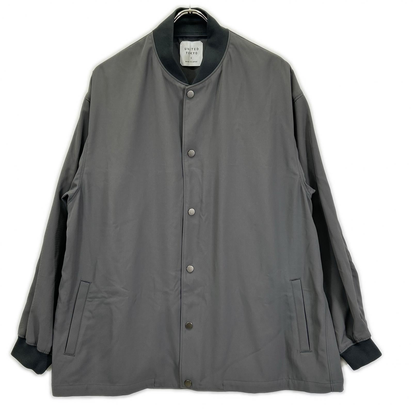 UNITED TOKYO ユナイテッドトウキョウ 132250013 グレー トリアセテート 撥水COLD DRY MA-1ジャケット ジャケット