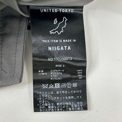 UNITED TOKYO ユナイテッドトウキョウ 132250013 グレー トリアセテート 撥水COLD DRY MA-1ジャケット ジャケット