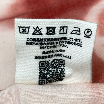 story mfg. ストーリーエムエフジー 26SS ピンク Greetings Shirt Pink Peace Clamp コットンリネンシャツ トップス