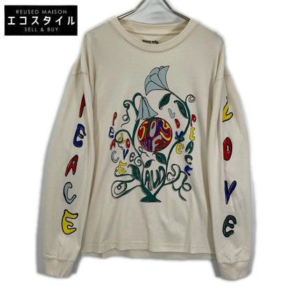 story mfg. ストーリーエムエフジー 26SS アイボリー GRATEFUL TEE LS/グレートフル L/STシャツ トップス