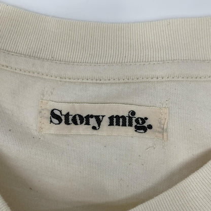 story mfg. ストーリーエムエフジー 26SS アイボリー GRATEFUL TEE LS/グレートフル L/STシャツ トップス