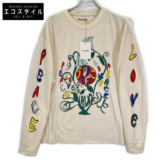 story mfg. ストーリーエムエフジー 26SS アイボリー GRATEFUL TEE LS/グレートフル L/STシャツ トップス