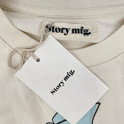 story mfg. ストーリーエムエフジー 26SS アイボリー GRATEFUL TEE LS/グレートフル L/STシャツ トップス