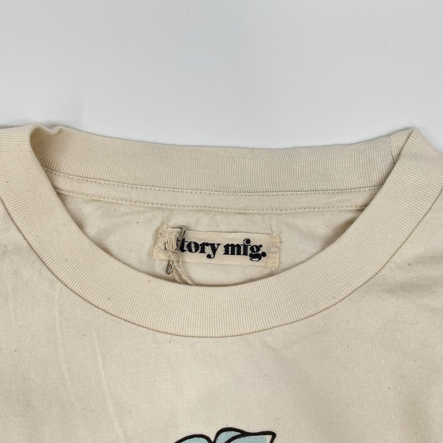 story mfg. ストーリーエムエフジー 26SS アイボリー GRATEFUL TEE LS/グレートフル L/STシャツ トップス