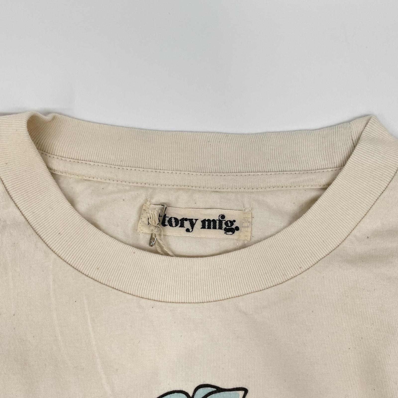 story mfg. ストーリーエムエフジー 26SS アイボリー GRATEFUL TEE LS/グレートフル L/STシャツ トップス